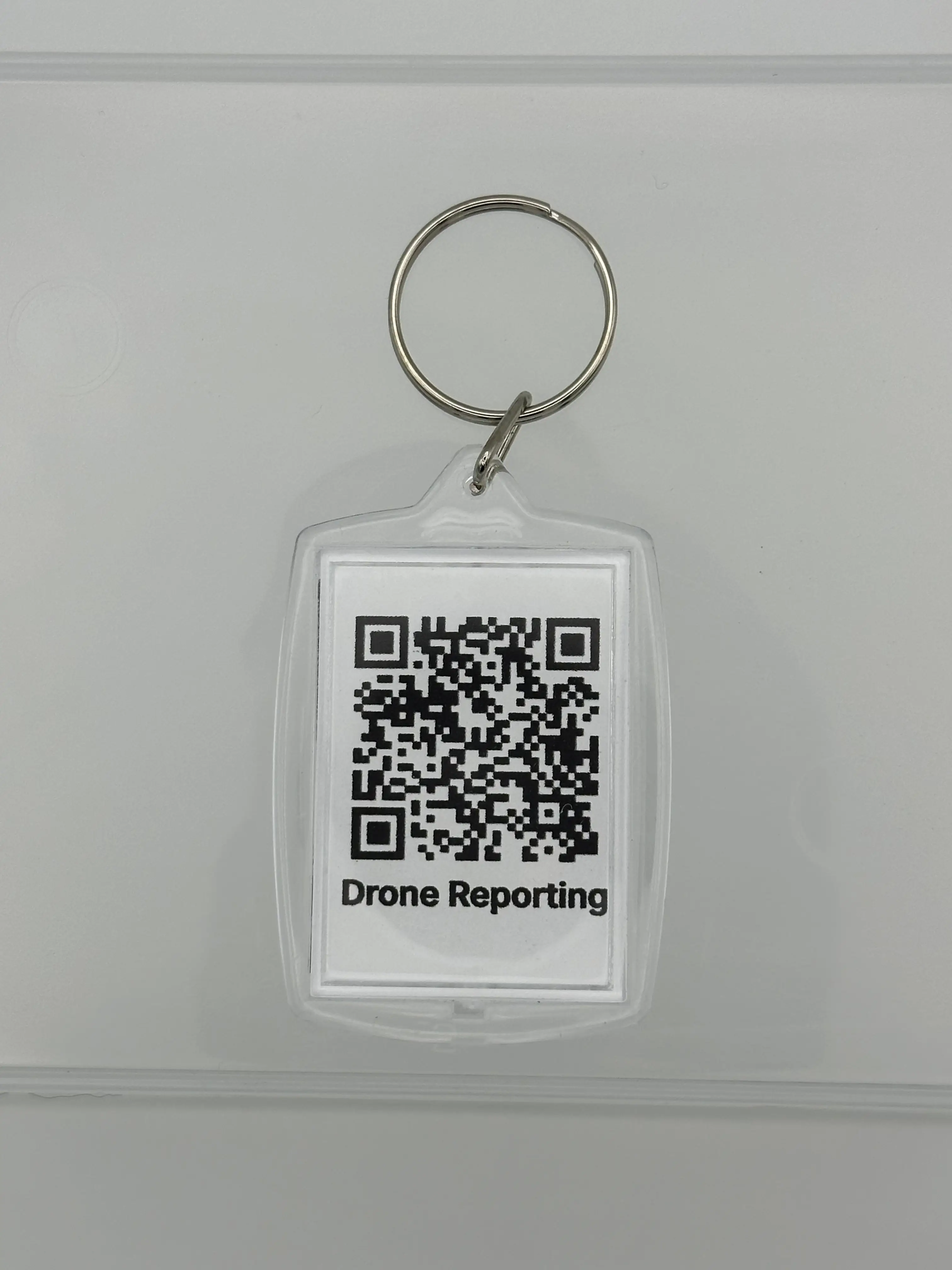 DroneAlert QR Keychain